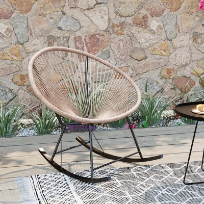 Afbeelding van Kare Design Acapulco Schommelstoel natuur