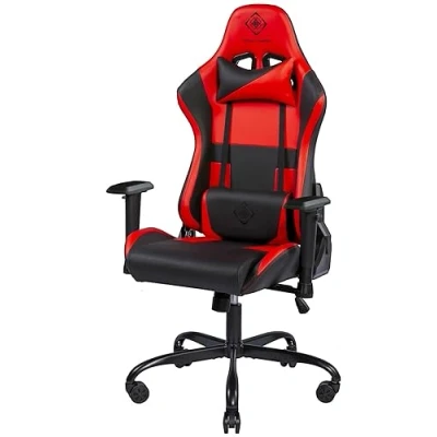 Afbeelding van DELTACO Gaming GAM 096 R stoel Zwart/rood