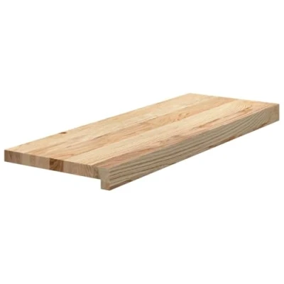 Afbeelding van vidaXL Traptreden 2 st 70x30x2 cm onbehandeld massief eikenhout
