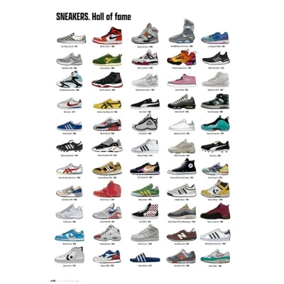 Image de Poster Sneakers Hall Of Fame