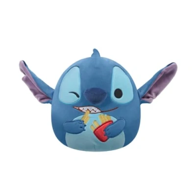 Afbeelding van Squishmallows Disney Stitch Eating Fries, maat M, 20,3 cm