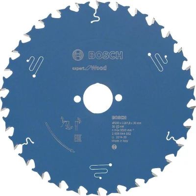 Image de BOSCH 2608644052 lame de scie circulaire Expert pour le bois, 200 x 30 2.8 mm, 30T
