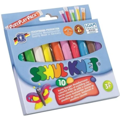 Afbeelding van Schul knet Basic Klei 10 Kleuren 180 Gram