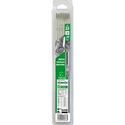 Afbeelding van GYS Edelstahl Laselektrode 10 stuk(s) (Ø x l) 2.5 mm 350 40 80 A