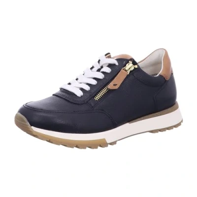 Afbeelding van Paul Green Sneakers laag, Dames, Maat: 41, Black cuoio Leer
