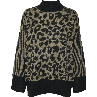 Afbeelding van VERO MODA VMMARS LS HIGHNECK PULLOVER BF Dames Trui Maat XS