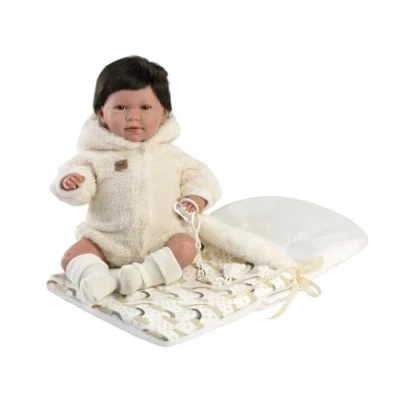 Afbeelding van Llorens Pop Mimi Llorona Met slaapzak 42cm