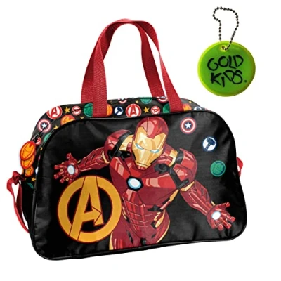 Afbeelding van Avengers Marvel Handtas Sporttas Schoudertas Reistas Sporttas, Meerkleurig, M,