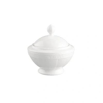 Afbeelding van Villeroy &amp; Boch Suikerpotje 6 pers. witte parel, Opbergblikken, Wit