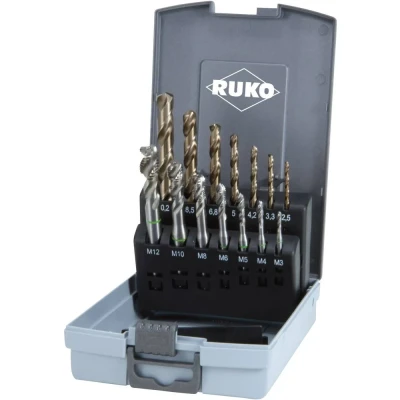 Afbeelding van RUKO 245052RO Machinetapboorset 14 delig DIN 371, 376 HSSE Co 5 1 set(s)