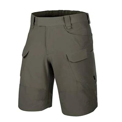 Afbeelding van Helikon Tex Urban / Outdoor Tactical Shorts voor heren, lichte cargoshorts tactiek, militair, politie, wandelen, jagen, Taiga Green