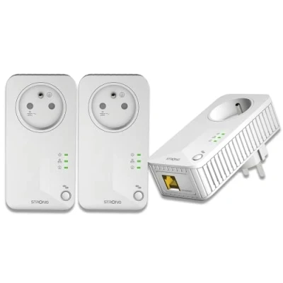 Afbeelding van Adapter PLC STRONG Powerline 600 Triple