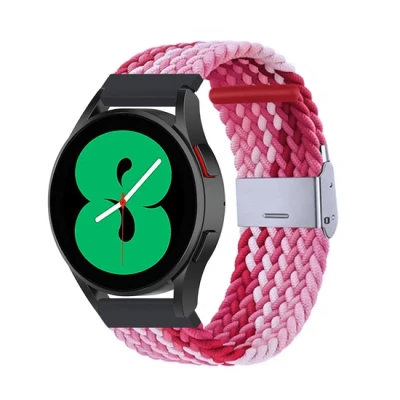 Afbeelding van Braided nylon bandje Roze gemêleerd Xiaomi Redmi Watch 5 Active / Lite