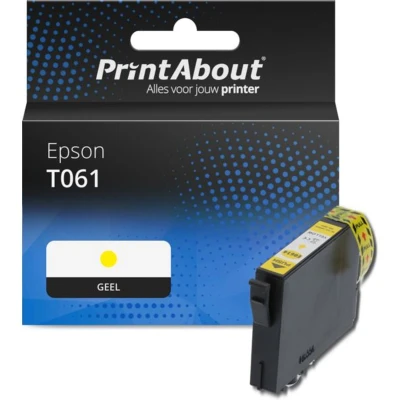 Afbeelding van Huismerk Epson T0614 (C13T061440) Inktcartridge Geel