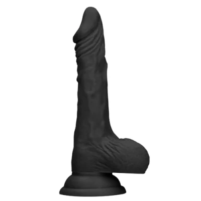 Afbeelding van Shots RealRock Dong met Testikels 25 cm tan