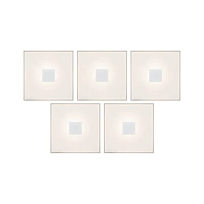 Afbeelding van Paulmann LumiTiles Basic Set Square 10x10cm 78402 LED paneel basisset 4.8 W Warmwit Wit