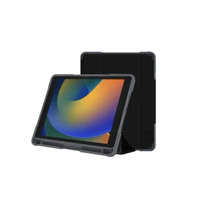 Afbeelding van MYWAY, Hoes Geschikt voor Apple iPad 10.2 Folio Academy Series IK06 met Pencilhouder, Zwart