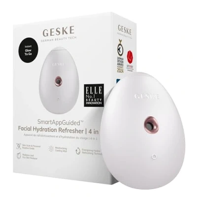 Afbeelding van GESKE SmartAppGuided™ Facial Hydration Refresher 4 in 1 Waterverstuiver Gezichtsspray Gezichtsreiniger Gezichtsreiniging Cosmetica Natuurlijke glans