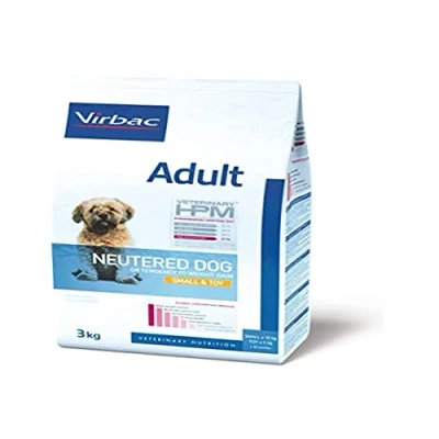 Afbeelding van Virbac HPM Adult Small &amp; Toy Neutered Dog 3kg