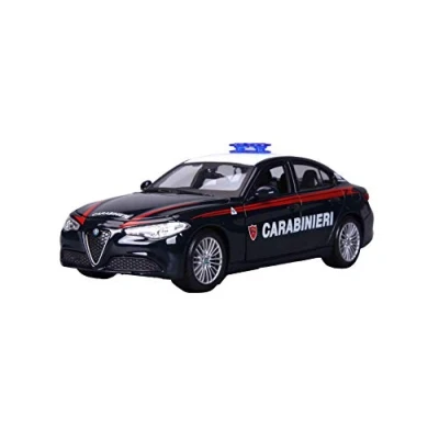Afbeelding van BBURAGO 390771.006, Politiewagen model, Voorgemonteerd, 1:24, Alfa Romeo Giulia 2016, Giulietta, Stelvio, Elk geslacht, 3 jaar