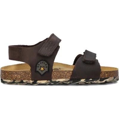 Afbeelding van Develab Sandalen voor kinderen, Maat: 28, Bruin Leer