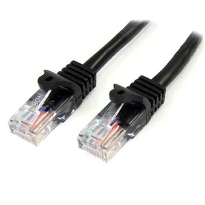 Afbeelding van StarTech 1m Black Snagless UTP Cat5e Patch Cable
