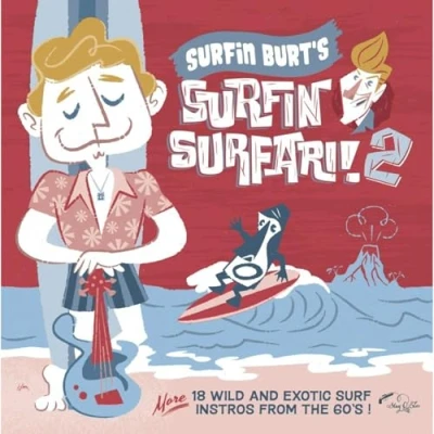 Afbeelding van Various Artists Surfin Burt&#039;s Surfari! 02 (LP) (Coloured Vinyl)
