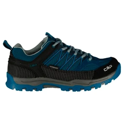 Afbeelding van CMP KIDS Rigel LOW WP Unisex Outdoorschoenen voor kinderen, Maat: 38, Ocean Leer en textiel