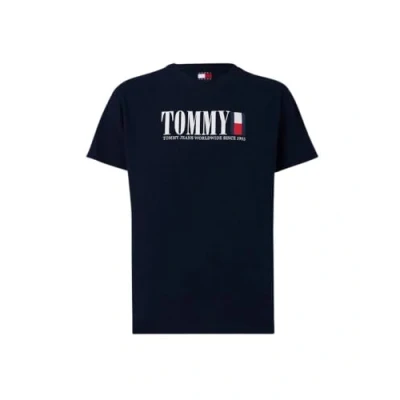 Image de Tommy Jeans T shirt S/S pour homme, Bleu marine foncé, XS