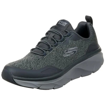 Afbeelding van Skechers D&#039;lux Walker 2.0 Steadyway Sneakers voor heren, grijs.