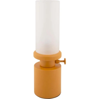 Afbeelding van Leitmotiv Tafellamp Camp LED Geel 9x9x29.5cm Scandinavisch