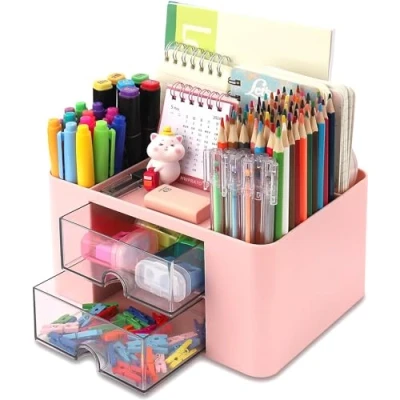 Afbeelding van KAHEIGN Tidy roze bureau organizer