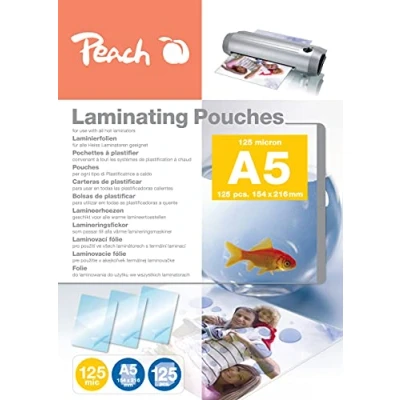 Afbeelding van Peach PP525 03P lamineerfolie DIN A5 125 micron voor alle gangbare lamineerapparaten, lot van stuks
