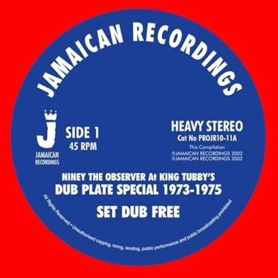Afbeelding van Niney The Observer Set Dub Free / Born (10&quot; LP)