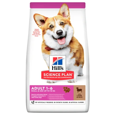 Afbeelding van Hill&#039;s Canine Adult Small &amp; Mini Lam&amp;Rijst Hondenvoer 6 kg