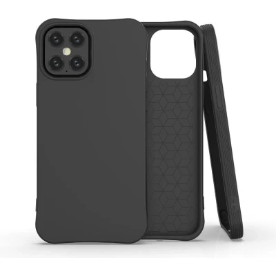 Afbeelding van TulipCase duurzaam telefoonhoesje iPhone 12 Pro Max zwart 8720153792240