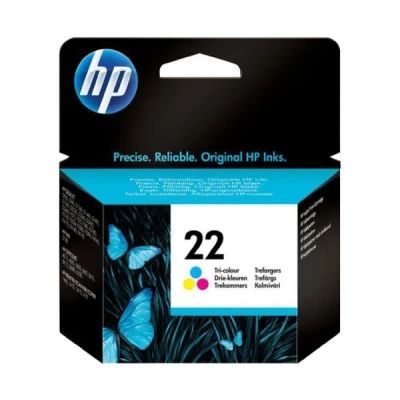 Afbeelding van HP 22 (C9352AE) Inktcartridge 3 kleuren