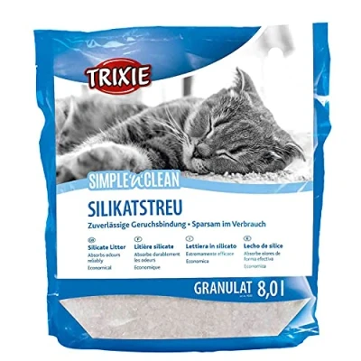 Afbeelding van Trixie simple&#039;n&#039;clean granulaat silicaatstrooisel kattenbakvulling