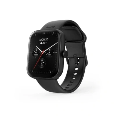Afbeelding van Hama Smartwatch &quot;5000&quot;, telefoonfunctie, slaapanalyse, waterdicht, 1,65&quot;, zw.