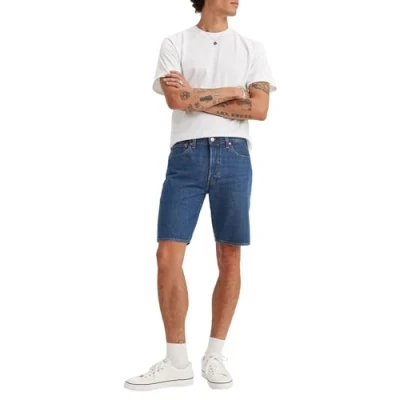 Afbeelding van Levi&#039;s 501 Original Jeansshort, Heren, Maat: 30, Chips &amp; dip