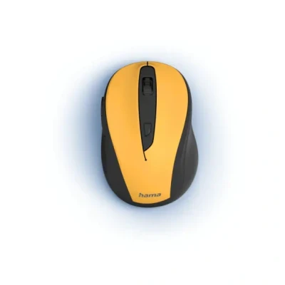 Afbeelding van Hama Draadloze 6 knops muis MW 400 V2 Signaal Geel (Draadloze), Muis,