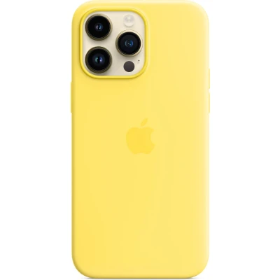 Afbeelding van SmartPhones &amp; Toebehoren: Hoesjes: Apple iPhone 14 Pro Max Silicone Case with MagSafe Canary Yellow