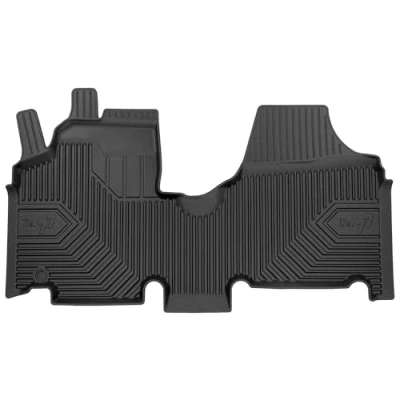 Afbeelding van M MOTOS Rubberen vloermatten voor Peugeot Expert II 2006 2016 Verbeter je reiscomfort met de zwarte antislip mat Auto nr. 77 automat alle weersomstandigheden, bescherming tegen vuil