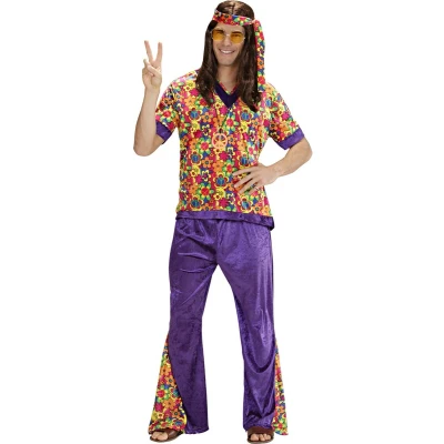 Afbeelding van &quot;Hippie pak voor heren Verkleedkleding Medium&quot;