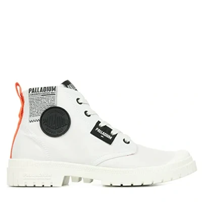 Afbeelding van Palladium Overlab Unisex Veterboots, Maat: 39, Star white Katoen