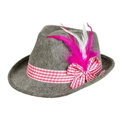 Afbeelding van Boland Hoed Wiesn roze 58 Volwassenen Unisex Bierfeest
