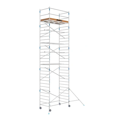 Afbeelding van Rolsteiger Alumexx Basic Schoren L190xB135cm 10.20m werkhoogte Houten platformen