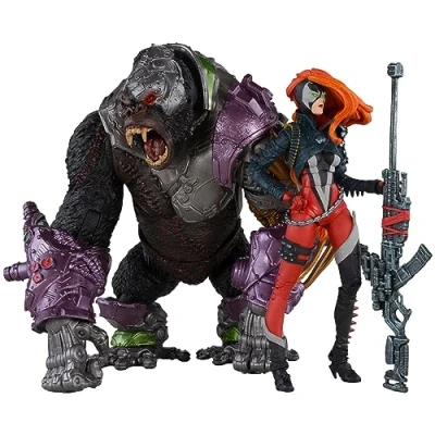 Afbeelding van Spawn Action Figures Pack of 2 She &amp; Cygor (Gold Label) 18 cm
