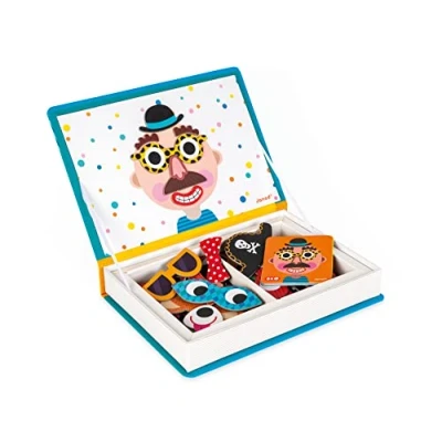 Image de Magnéti&#039;book Crazy Faces garçon, 70 magnets
