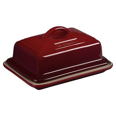 Afbeelding van Le Creuset Keramische botervloot, 900 g, 17 x 12,5 9 cm, kersen